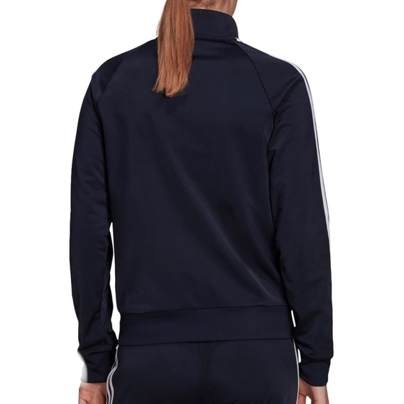 Adidas Warm-Up Tricot Slim 3-Stripes Track Jacket Navy XS - Picture 6 of 9